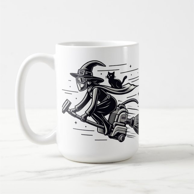 Witch’s Wickedly Fast Halloween Escape! Coffee Mug (Left)