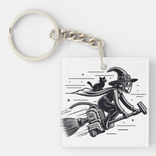 Witch’s Wickedly Fast Halloween Escape! Key Ring