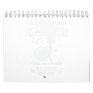 Witch Salem Sanctuary For Wayward Black Cats 1692. Calendar