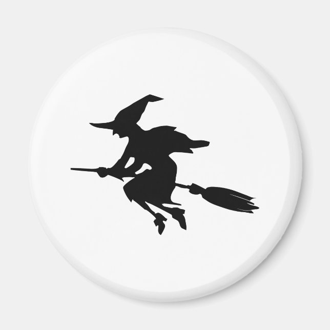 Witch Silhouette Magnet (Front)