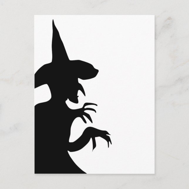 Witch Silhouette Postcard (Front)