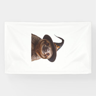 Witch Sloth Halloween trick or treat spooky pumpki Banner