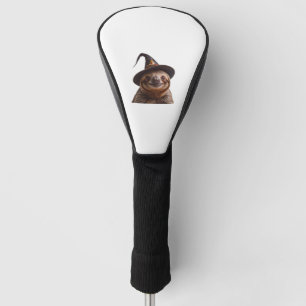 Witch Sloth Halloween trick or treat spooky pumpki Golf Head Cover