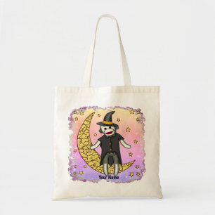 Witch Sock Monkey Tote Bag