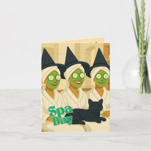 Witch Spa Day Funny Humor  Invitation