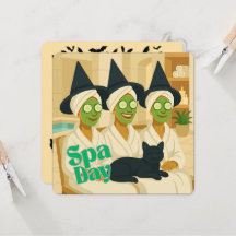 Witch Spa Day Funny Humour