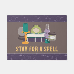 Witch Spell Ingredients Halloween Doormat