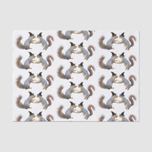 Witch Squirrels Tissue Paper