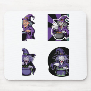Witch Sticker Pack - Magic Potions Sticker Mouse Mat