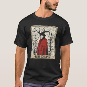 Witch Tarot Card The Devil Womens Premium T-Shirt