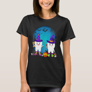 Witch Teeth Cute Witch Teeth Dental Dentist Hallow T-Shirt