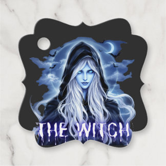 Witch-theme halloween  favour tags