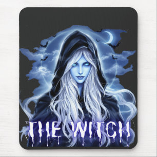 Witch-theme halloween mouse mat