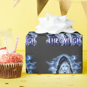 Witch-theme halloween  wrapping paper