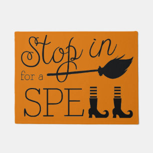 Witch Themed Halloween Decoration Doormat