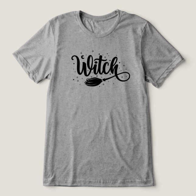 Witch Tri-Blend Shirt (Design Front)