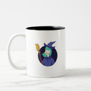 Witch Two-Tone Coffee Mug