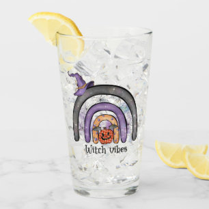 Witch Vibes – Black Rainbow, Purple Witch Hat Glass
