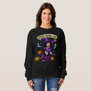 “Witch Vibes Only” Halloween Sweatshirt