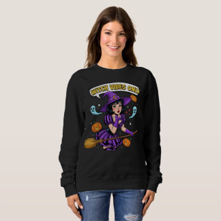 “Witch Vibes Only” Halloween Sweatshirt