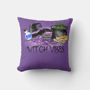 Witch Vibes - Spooky Halloween Coffee Cushion