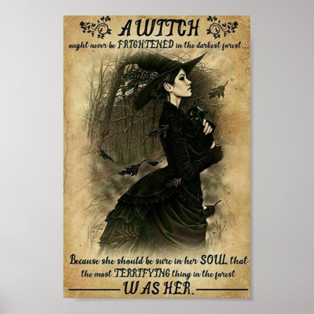 Witch vintage poster (Front)
