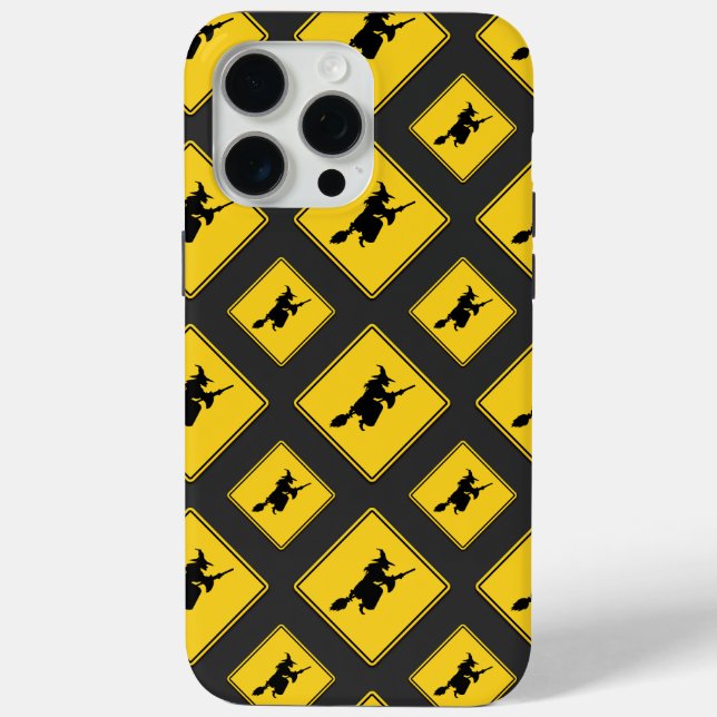 Witch Warning Halloween Case-Mate iPhone Case (Back)