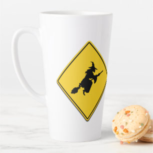 Witch Warning Latte Mug