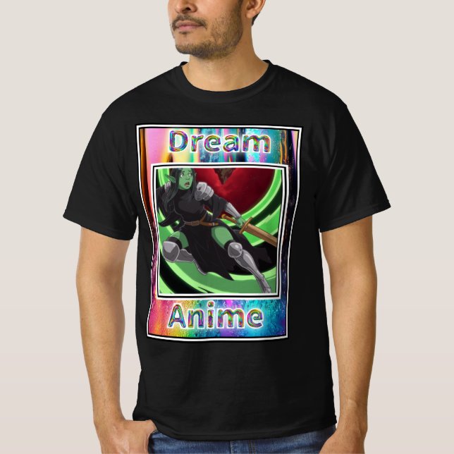 Witch Warrior Dream Anime T-Shirt (Front)