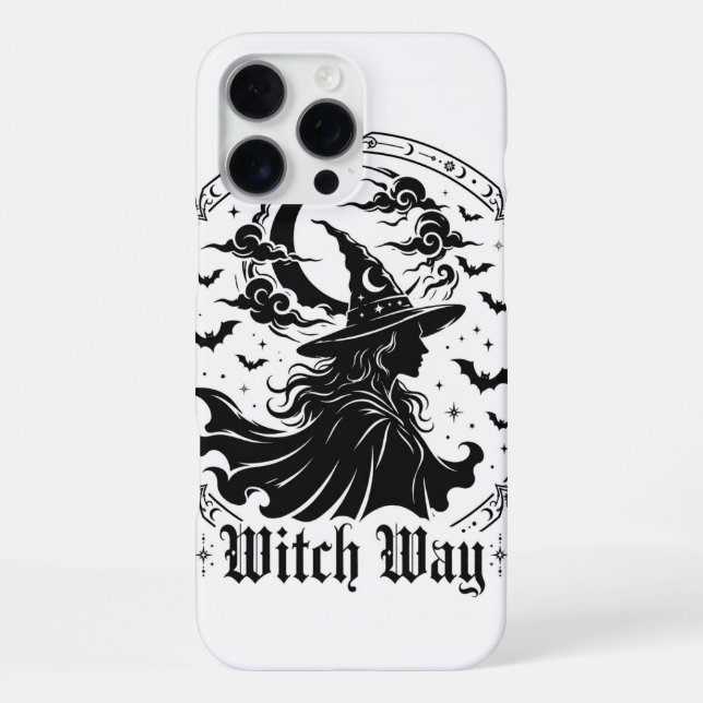 Witch Way iPhone 16 Pro Max Case (Back)