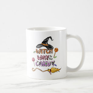 Witch Way to the Candy – Fun Halloween Coffee Mug