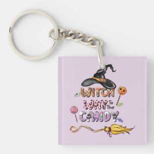 Witch Way to the Candy – Fun Halloween Key Ring