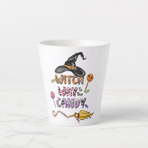 Witch Way to the Candy – Fun Halloween Latte Mug
