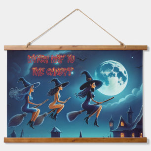 Witch Way To The Candy Hanging Tapestry