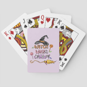 Witch Way to the Candy Playing Cards