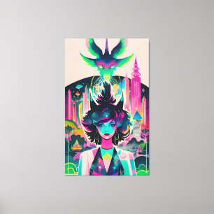 Witch Way to the City Park? Ken Gage Fantasy Canvas Print