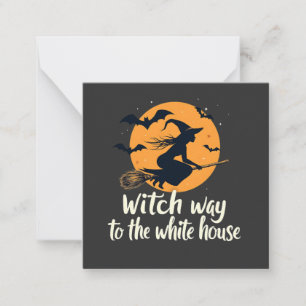 Witch Way to the White House Election Kamala  Card