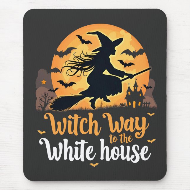 Witch Way to the White House Mouse Mat (Front)