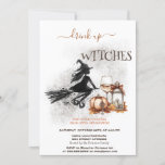 Witch Wine Pumpkin Bow Lantern Halloween Invitation<br><div class="desc">Witch,  pumpkin,  lantern and wine. Personalise this spooktacular invite with your details.</div>