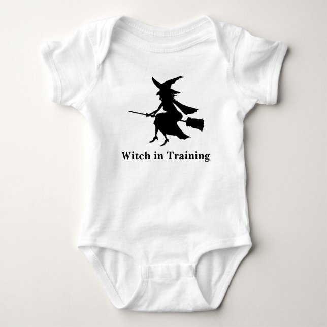 witch, Witch in Training Baby Bodysuit (Front)