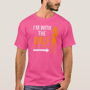 witch witches halloween i'm with the witch for men T-Shirt