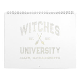 Witch Witches University Salem Massachusetts Wicca Calendar