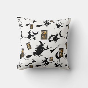 Witch wizard blackcat moon bloomstick cushion