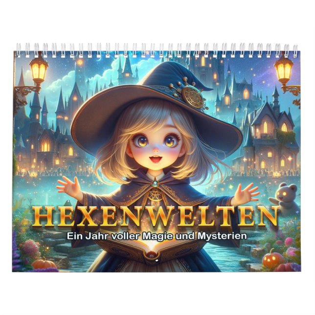 Witch Worlds: A year full of magic and mysteries Calendar (Cover)