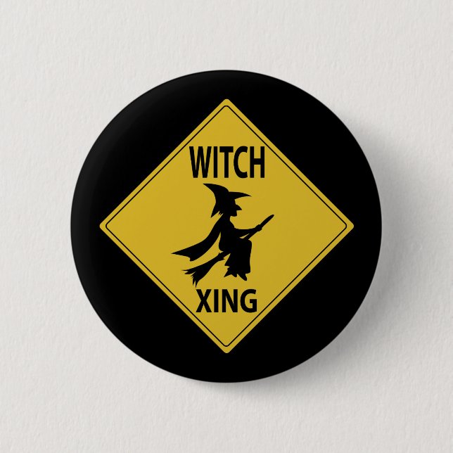 Witch Xing 6 Cm Round Badge (Front)