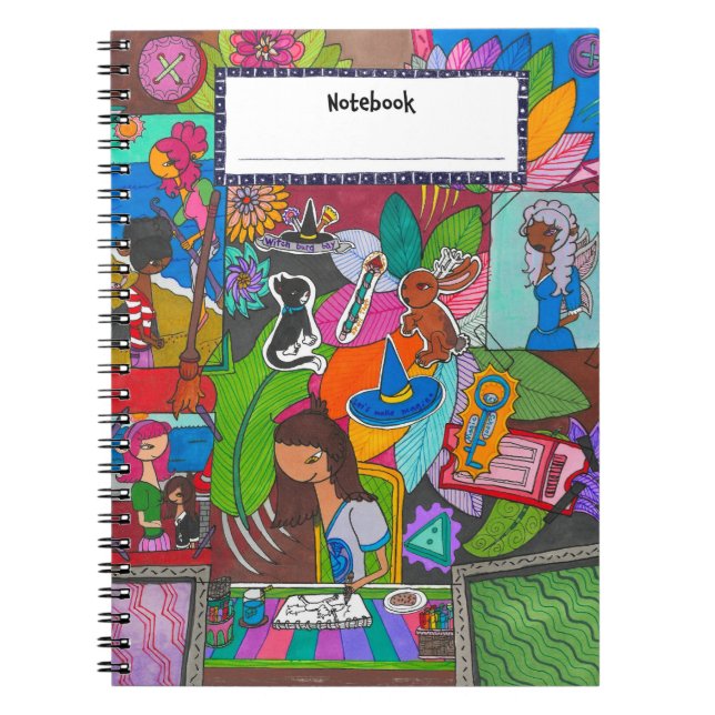 “Witchburg Bay Thought Journal” Notebook (Front)