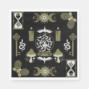 Witchcore Aesthetic Decor Napkin