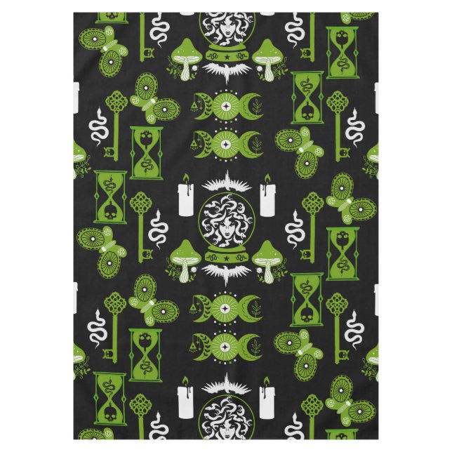 Witchcore Aesthetic Decor Tablecloth (Front)