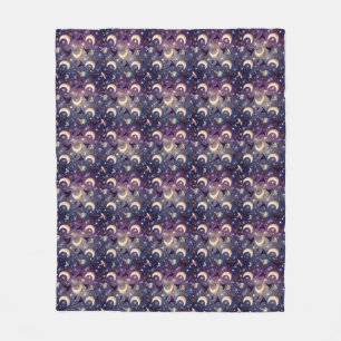 Witchcore Halloween Fleece Blanket