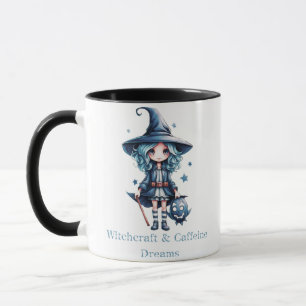 Witchcraft and Caffeine Dreams Witch Halloween Mug